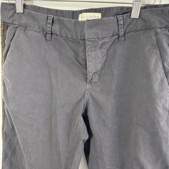 Nili Lotan Black Crop Pants Size 4 Women’s Cotton Blend Trousers Casual Chic - Picture 3 of 16